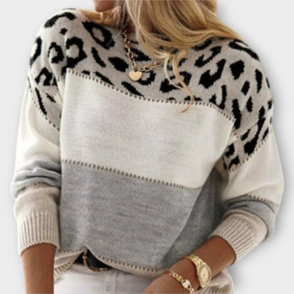 Cheyenne - Suéter Casual Con Diseño De Leopardo